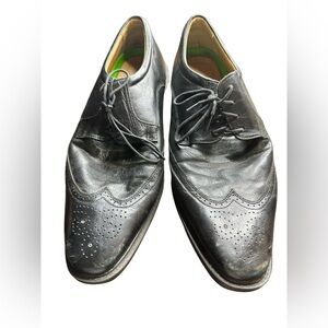 Florsheim Black Leather Men's Shoes Size 11.5 (Used - Good Condition)